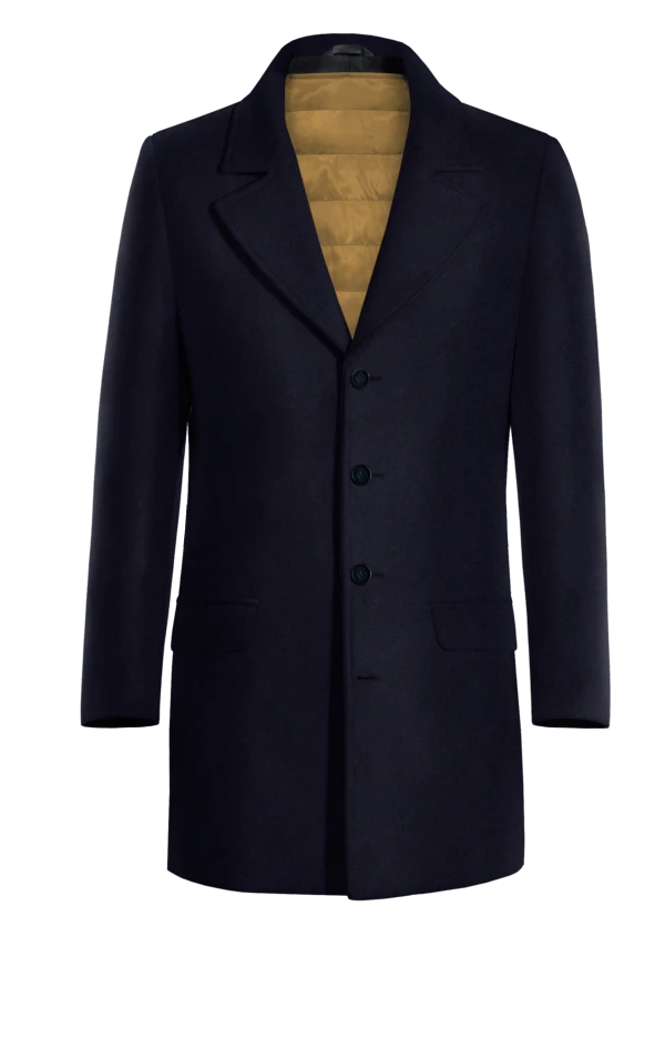 Manteau homme bleu