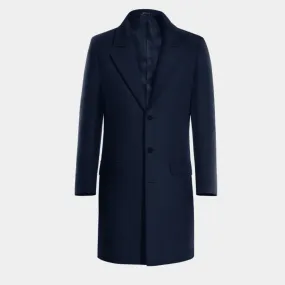 Manteau long bleu