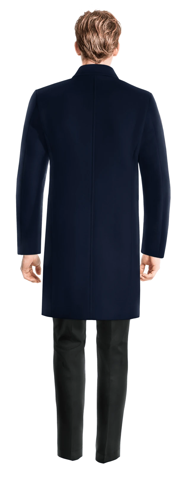 Manteau long bleu