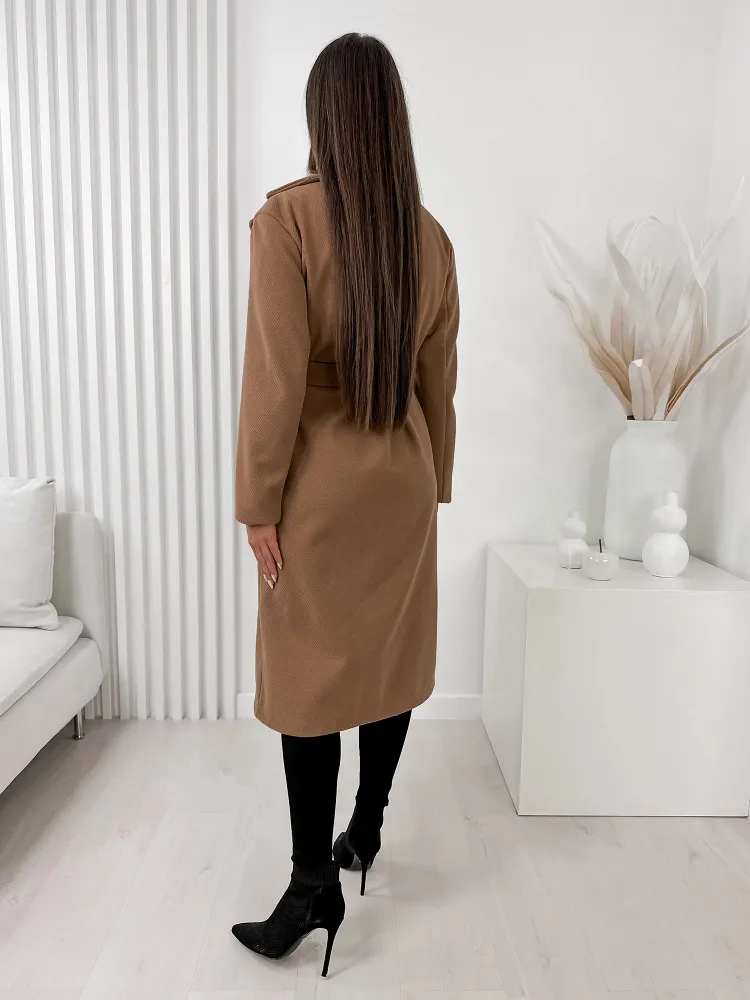 MANTEAU MUZEN CARAMEL