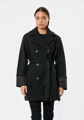 Manteau noir Femme PAGA  Black