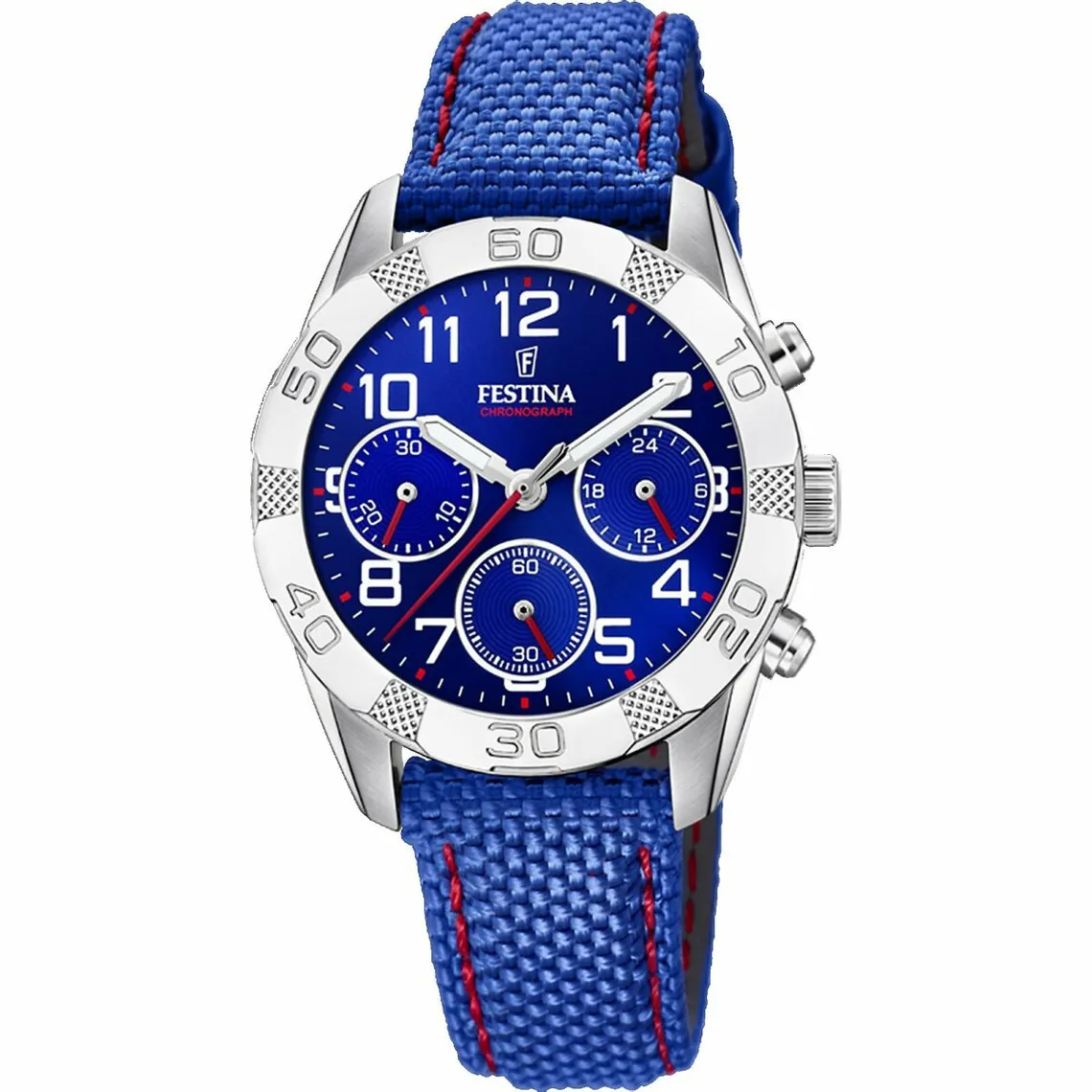 Montre Garçon Festina F20346-2 - Bracelet Nylon Bleu  Festina - Montre Homme sur MenCorner