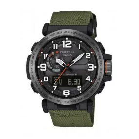 Montre Homme Casio Pro Trek PRW-6600YB-3ER - Bracelet Nylon Vert  Casio - Montre Homme sur MenCorner