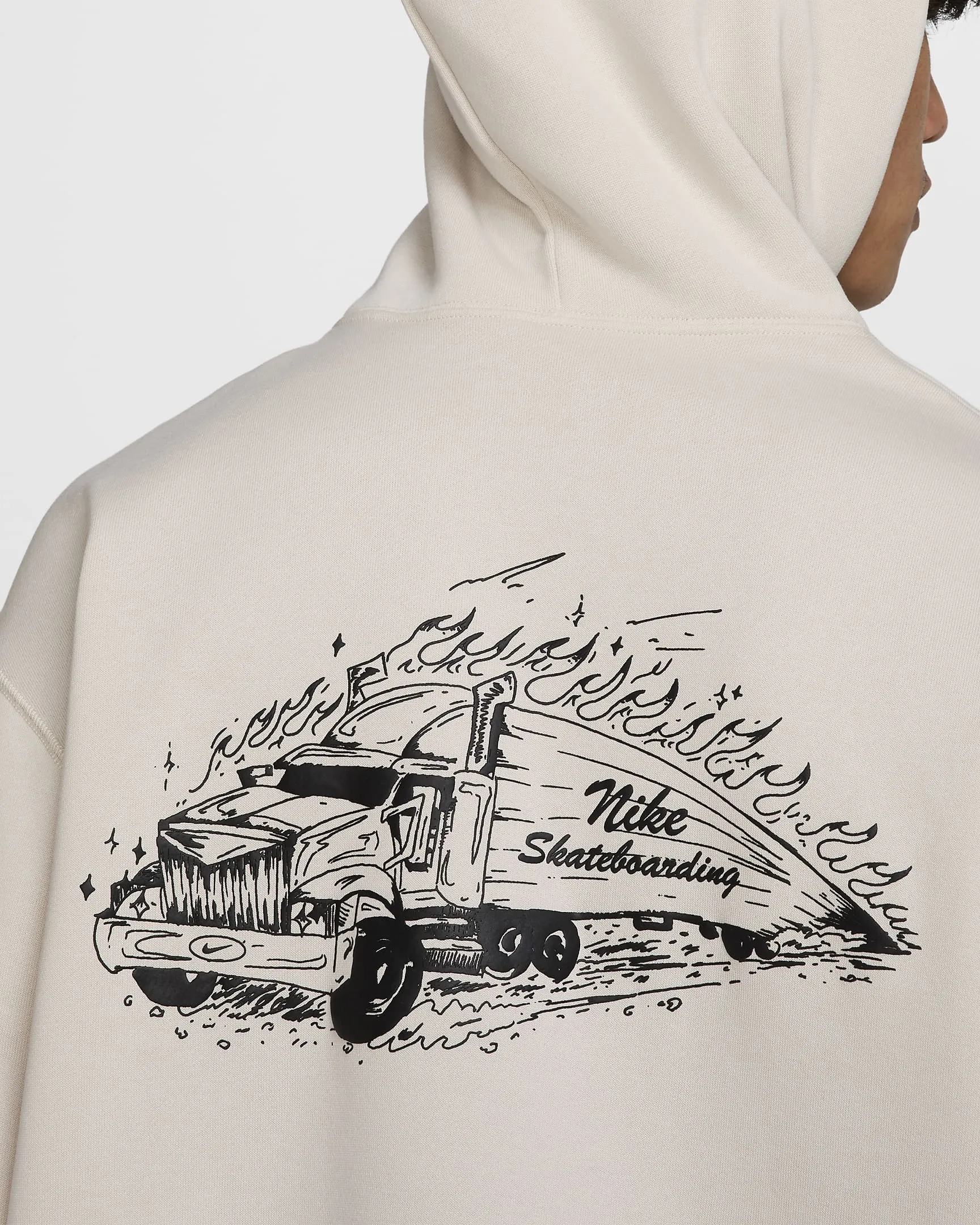 NIKE SB SKATE FLEECE TRUCKIN HOODIE