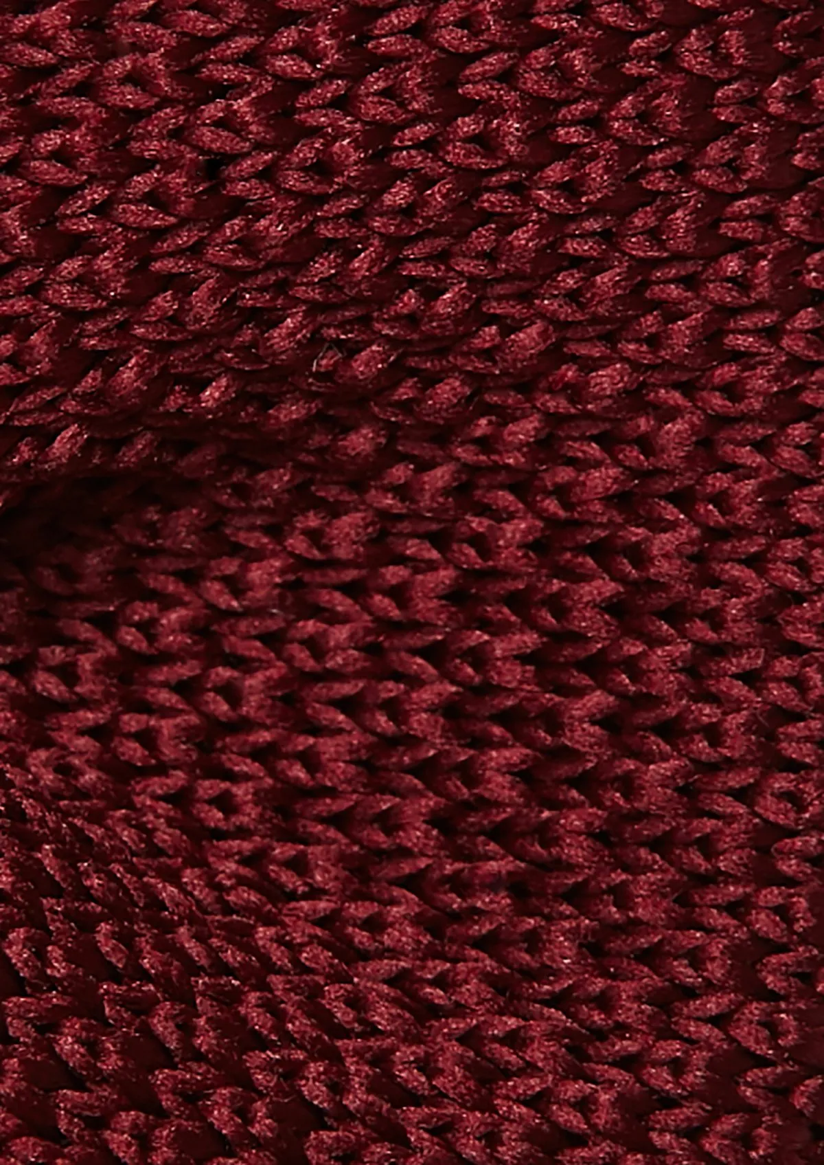 Noeud-papillon tricot uni bordeaux