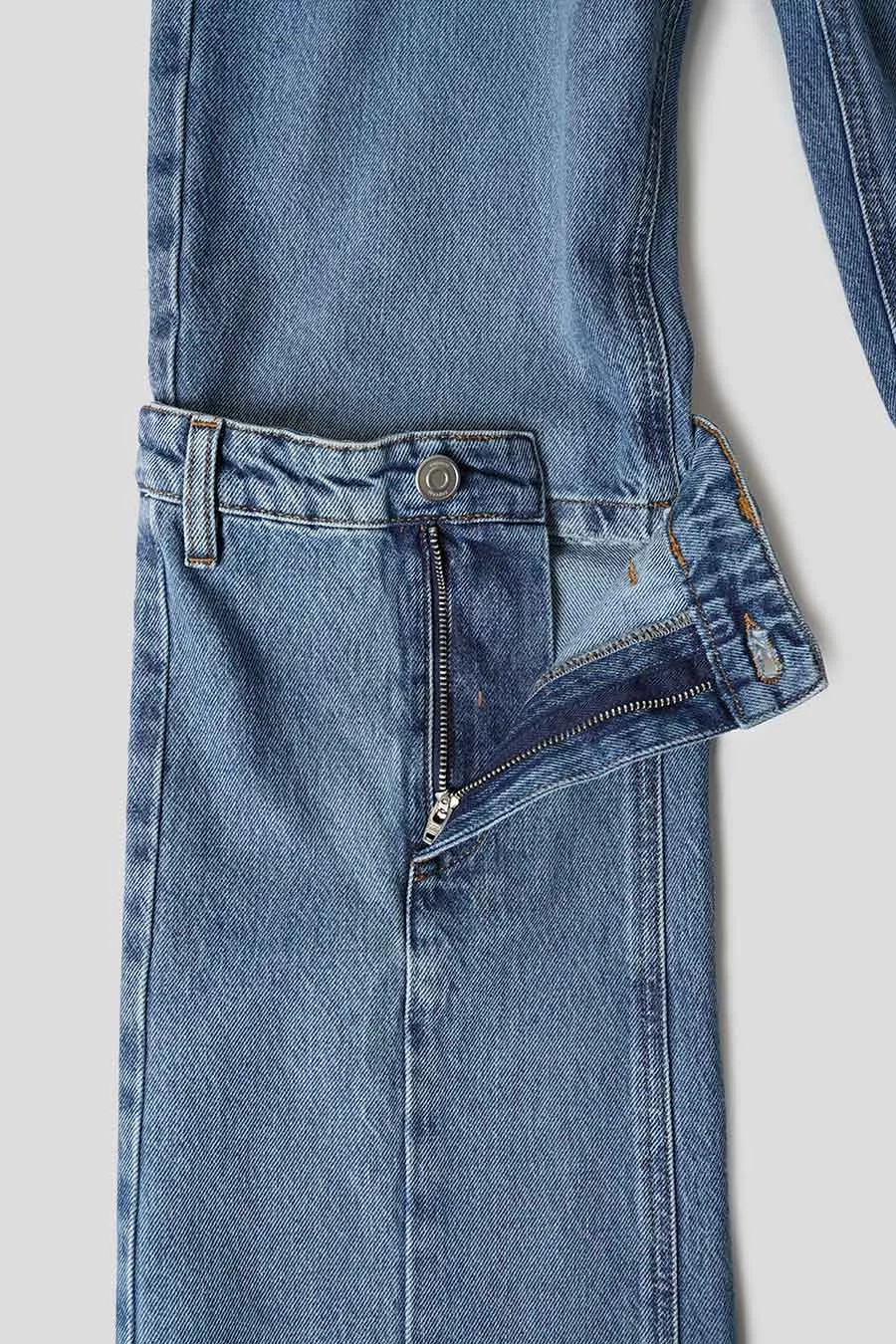 OPEN KNEE JEANS BLEU DLAV