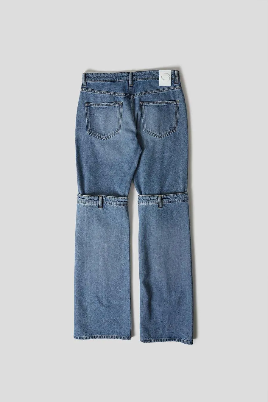 OPEN KNEE JEANS BLEU DLAV