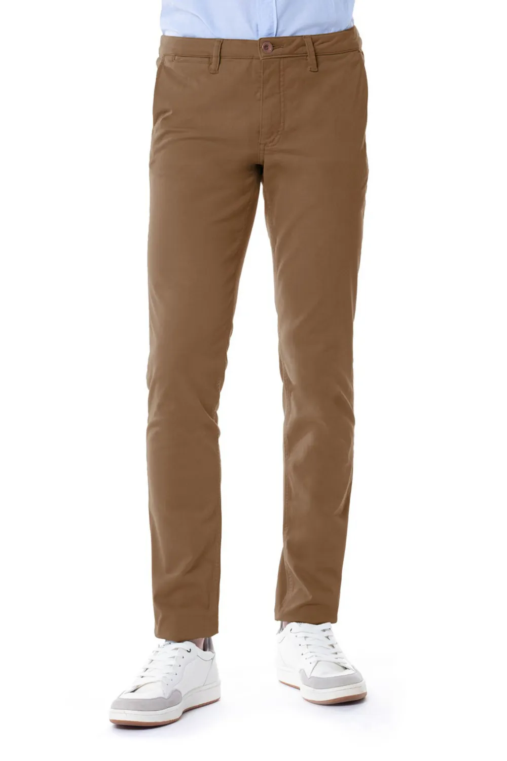 Pantalon chino coton élasthanne US POLO, US POLO ASSN - COLE Marron 462 | Cesare Nori