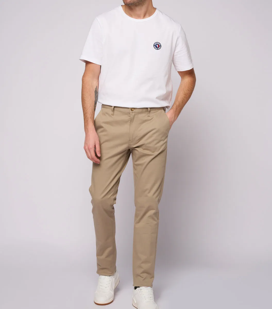 Pantalon Chino Homme Beige