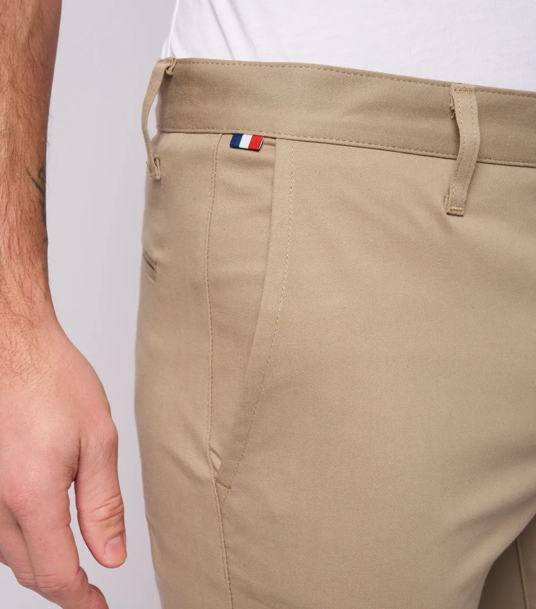 Pantalon Chino Homme Beige