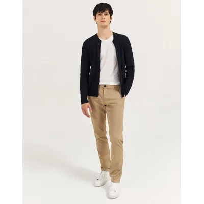 Pantalon chino slim - Beige - IKKS MEN