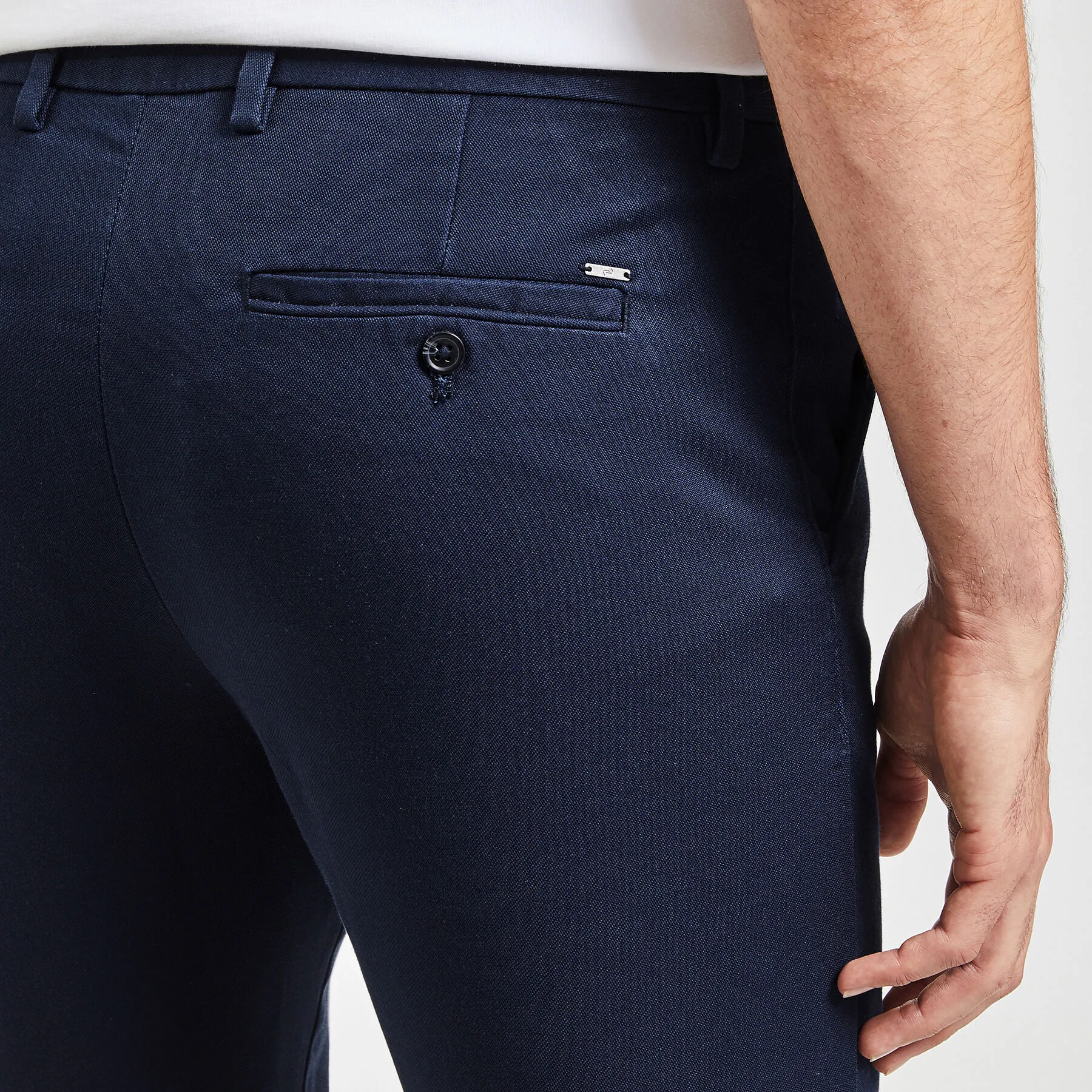 Pantalon chino slim urbain "le parfait by JULES" Bleu foncé | Jules