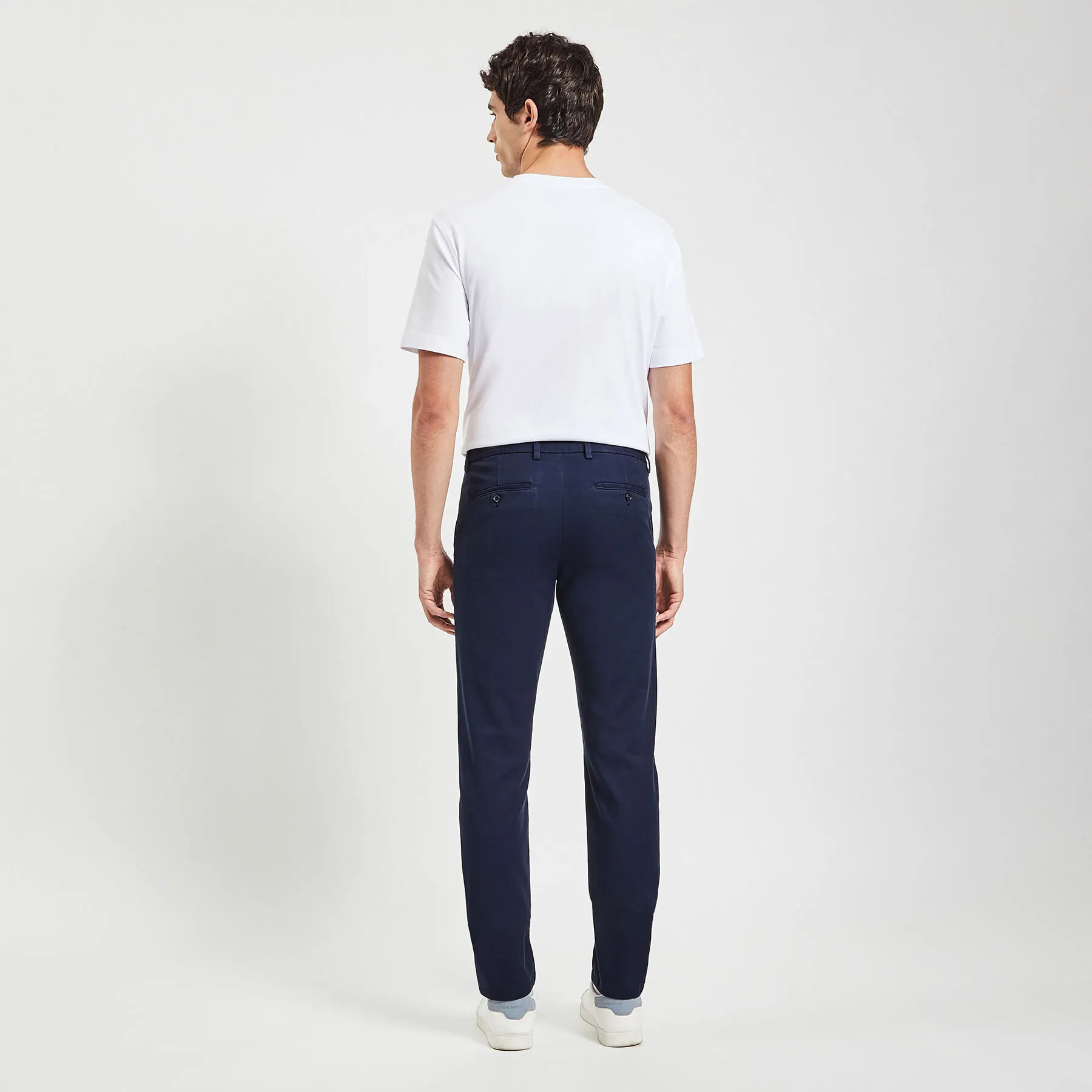 Pantalon chino slim urbain "le parfait by JULES" Bleu foncé | Jules