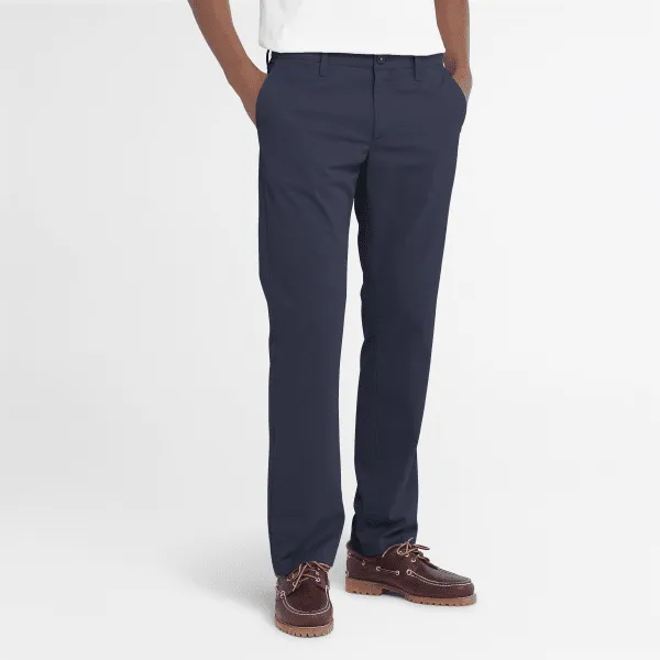 Pantalon chino stretch Squam Lake pour homme en bleu foncé