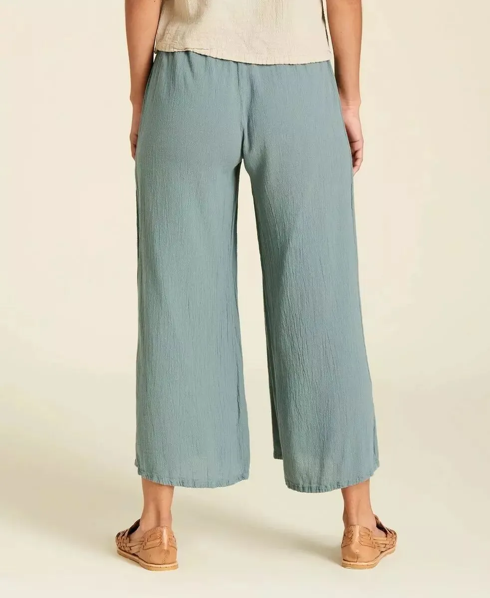 Pantalon jupe culotte vert olive Ahuma