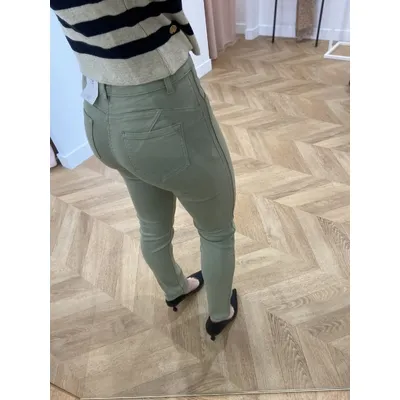 Pantalon Louise cheville - Aloe - C'EST BEAU LA VIE