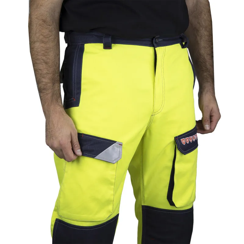 Pantalon multirisques jaune haute visibilité classe 2 | LMA Workwear