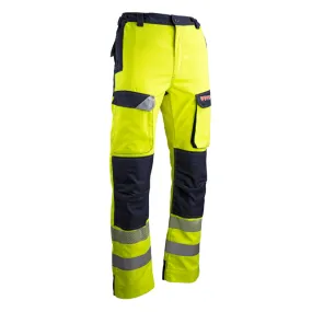 Pantalon multirisques jaune haute visibilité classe 2 | LMA Workwear