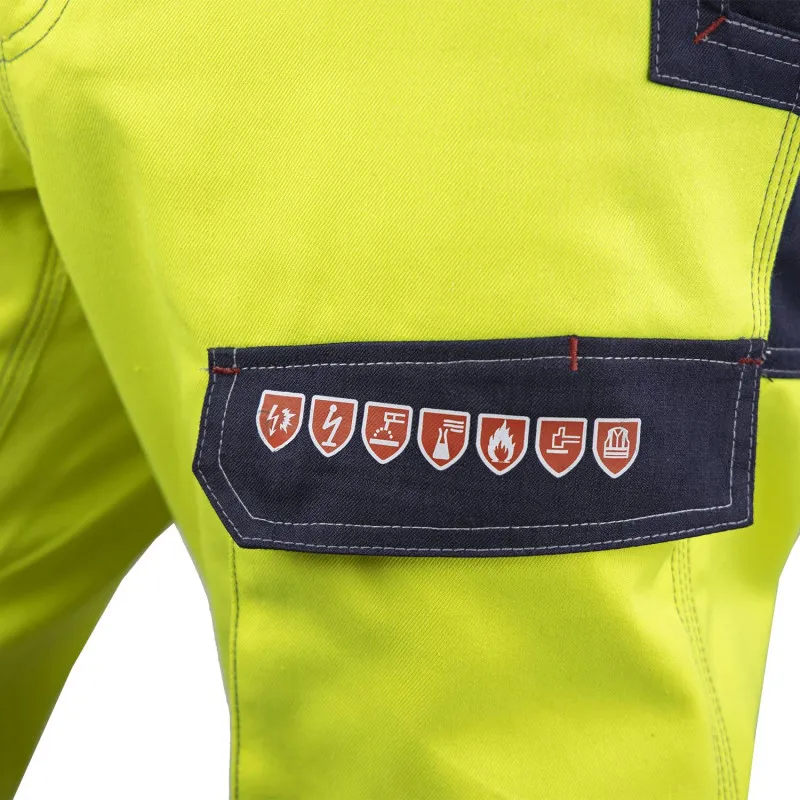 Pantalon multirisques jaune haute visibilité classe 2 | LMA Workwear