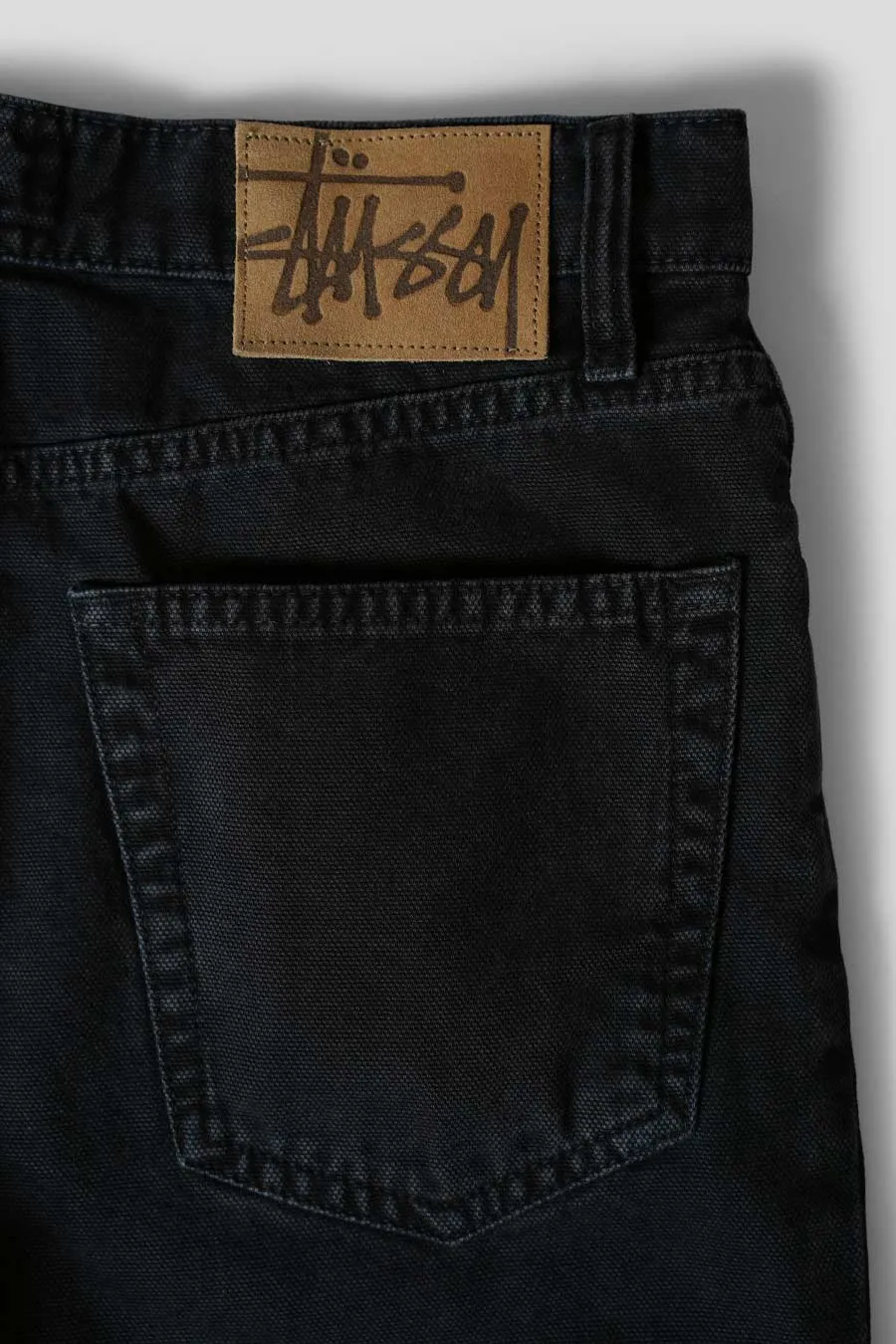 PANTALON WASHED CANVAS BIG OL' JEANS NOIR