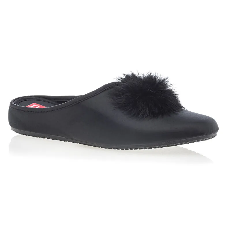 Pantoufles Femme Noir  : Pantoufles . Besson Chaussures