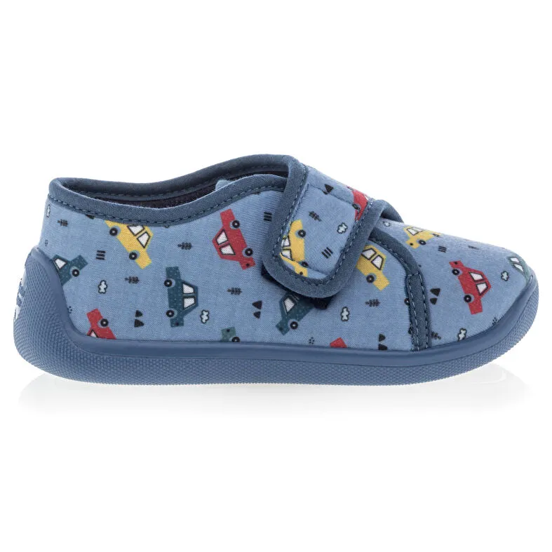 Pantoufles Garcon Bleu  : Pantoufles . Besson Chaussures