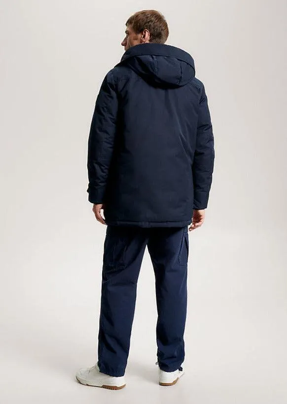 Parka à capuche Tommy Hilfiger marine