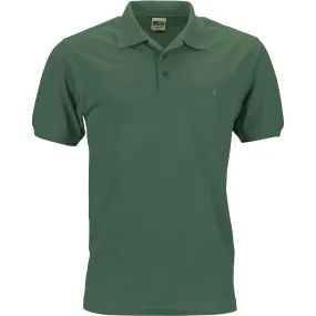 Polo homme poche poitrine - workwear - JN846 - vert foncé 