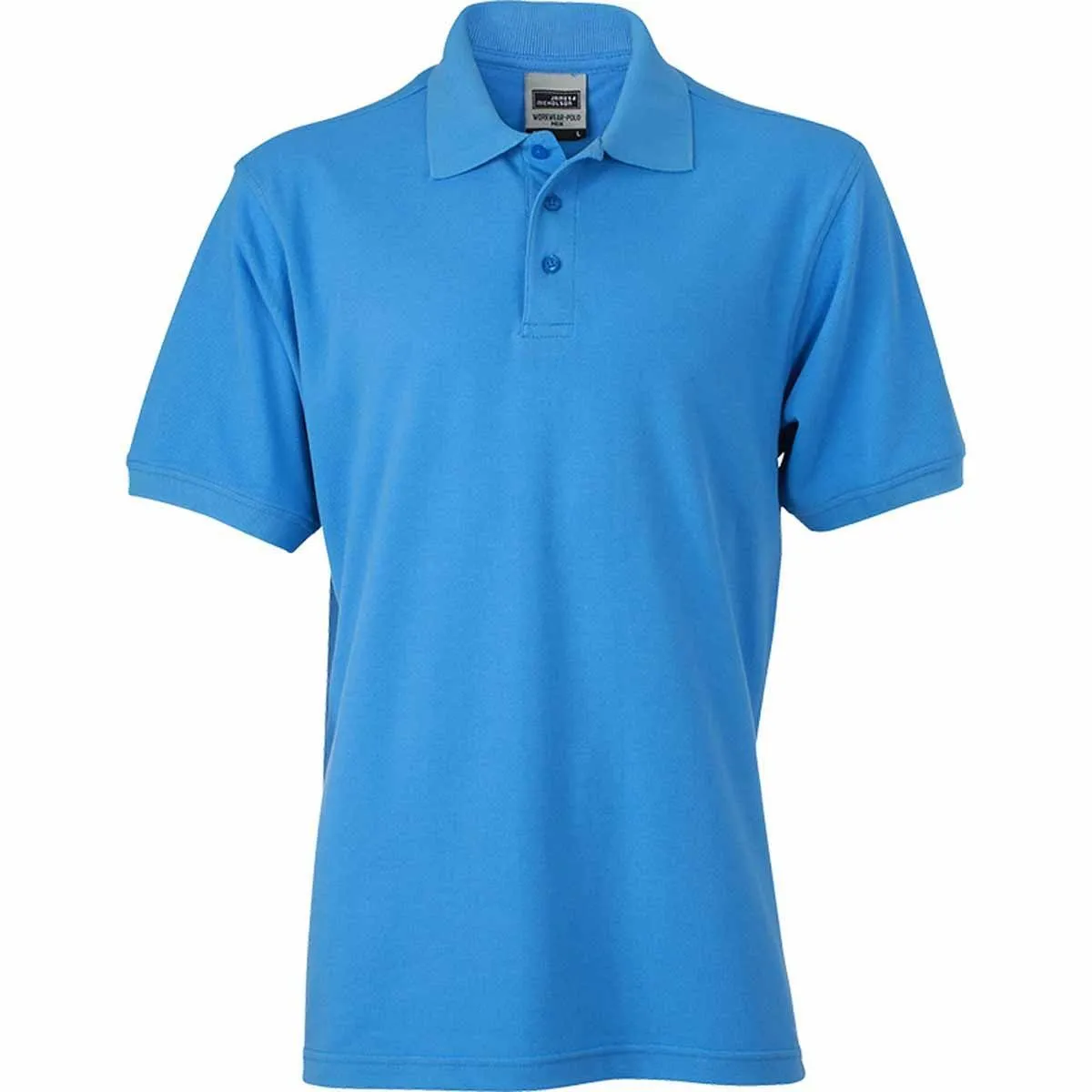 Polo homme workwear - JN830 - bleu aqua 