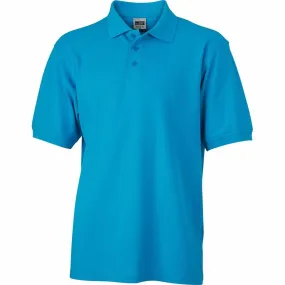 Polo homme workwear - JN830 - bleu turquoise 