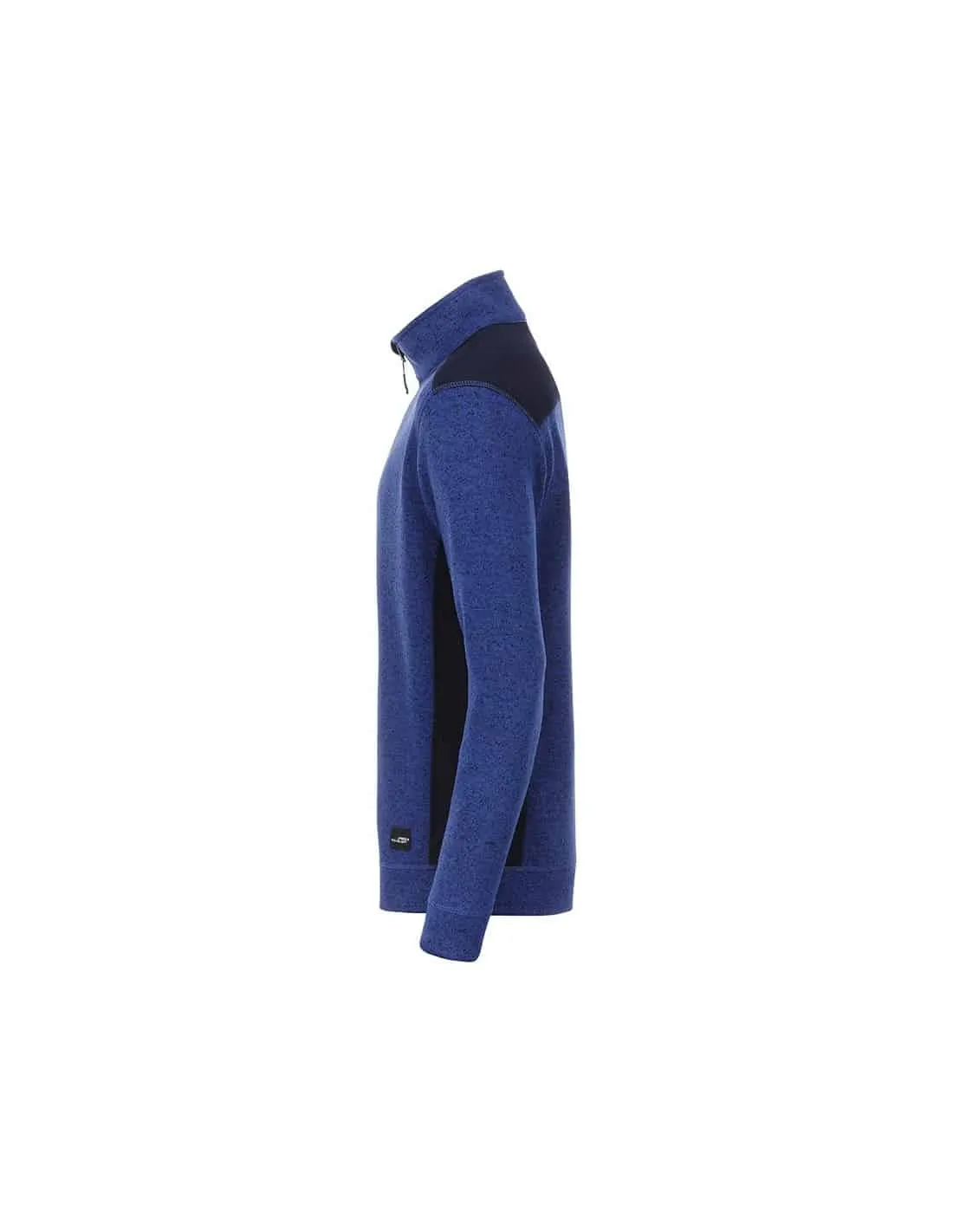 Pull Workwear Polaire Tricoté Demi-zip