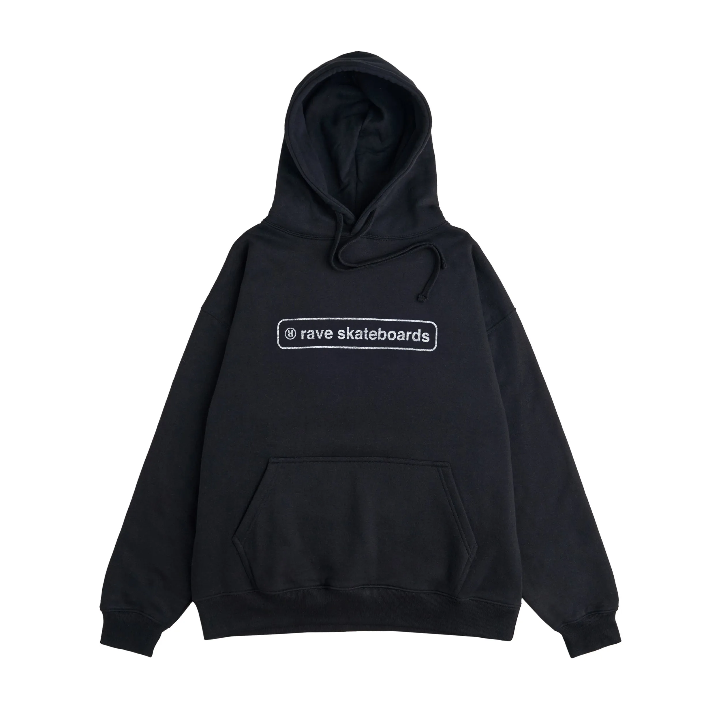 Rave Skateboards - CORE LOGO hoodie - Black