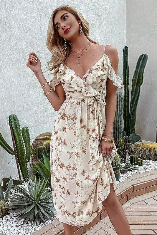 Robe Bohème Longue Col en V