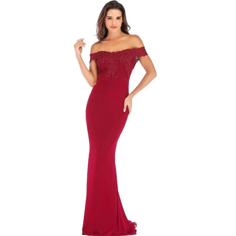 Robe Cocktail Bordeaux