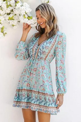 Robe Courte à Fleurs