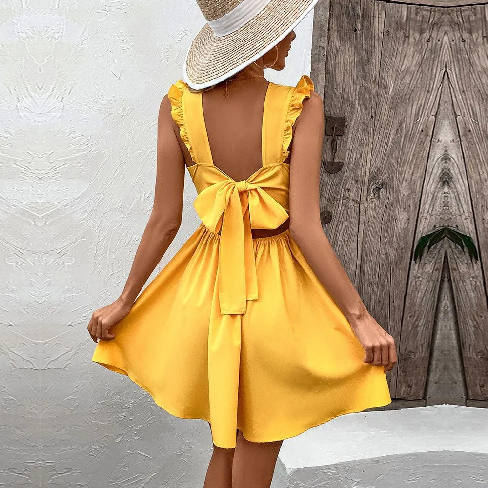 Robe Jaune Femme - Coralina