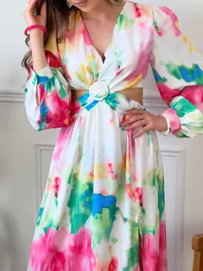 Robe longue colorée : Dilara