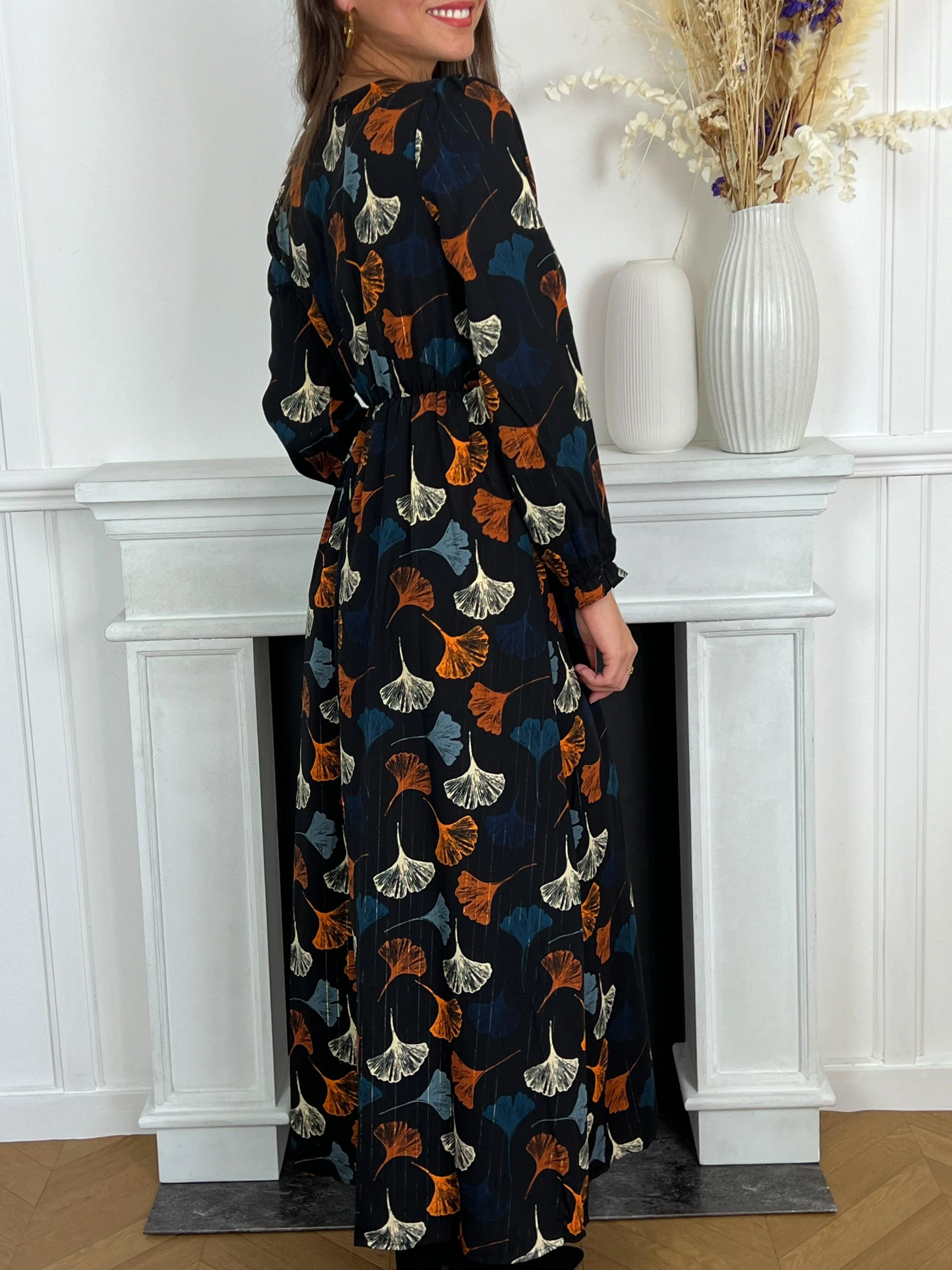 Robe longue à motif : Aurelia