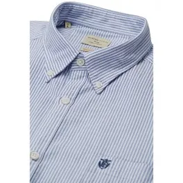 Selected homme - Chemise rayée bleue et blanche