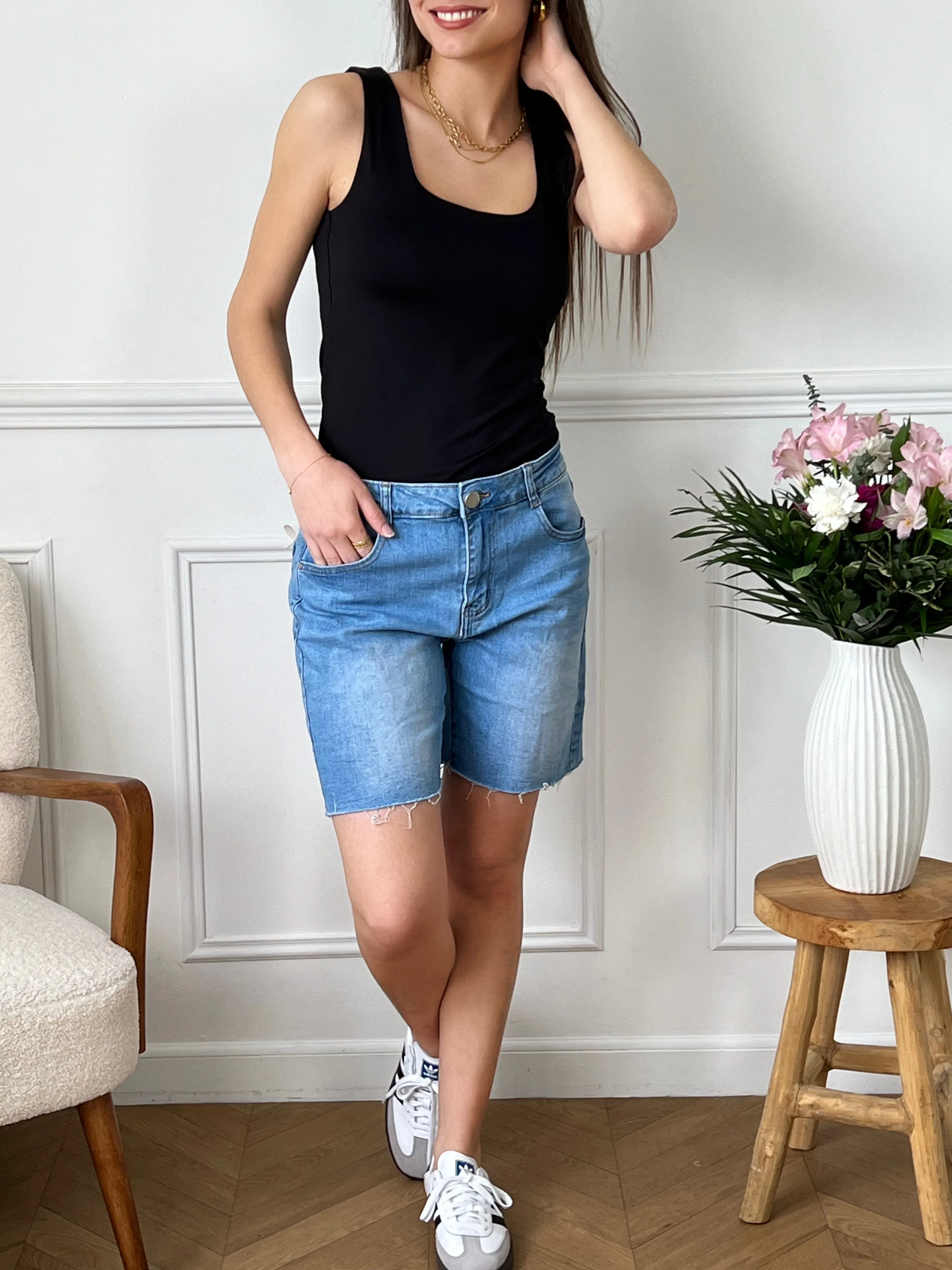 Short bleu en jean : Zoyia