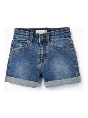 Shorts En Jean En Coton Pour Fille  THE WAVE TRIBE - Bleu