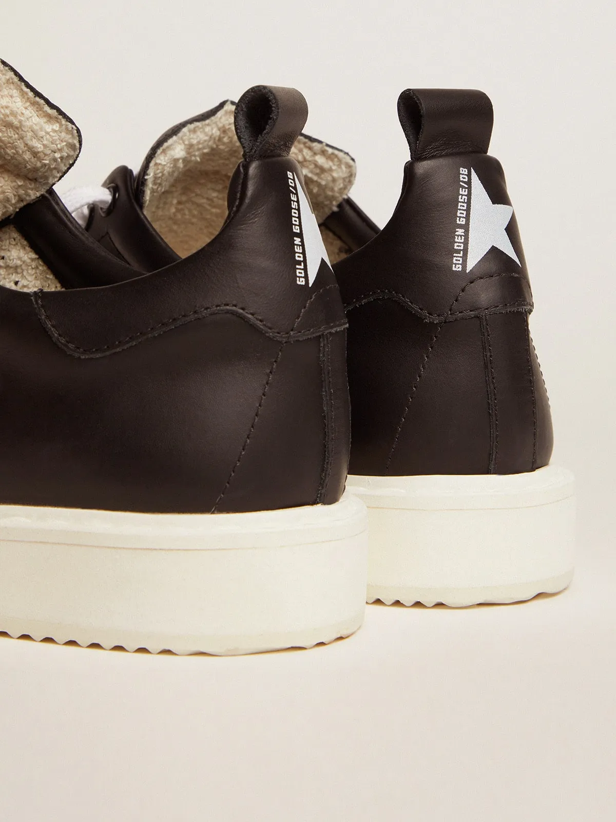 Sneakers Starter en cuir total black | Golden Goose