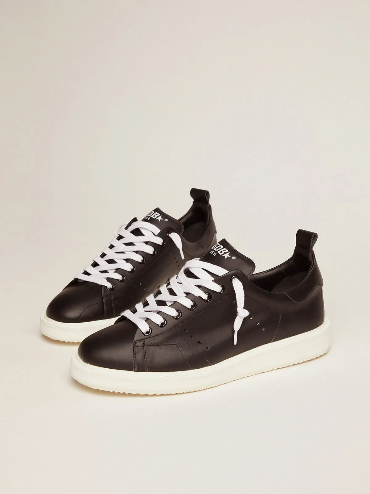 Sneakers Starter en cuir total black | Golden Goose