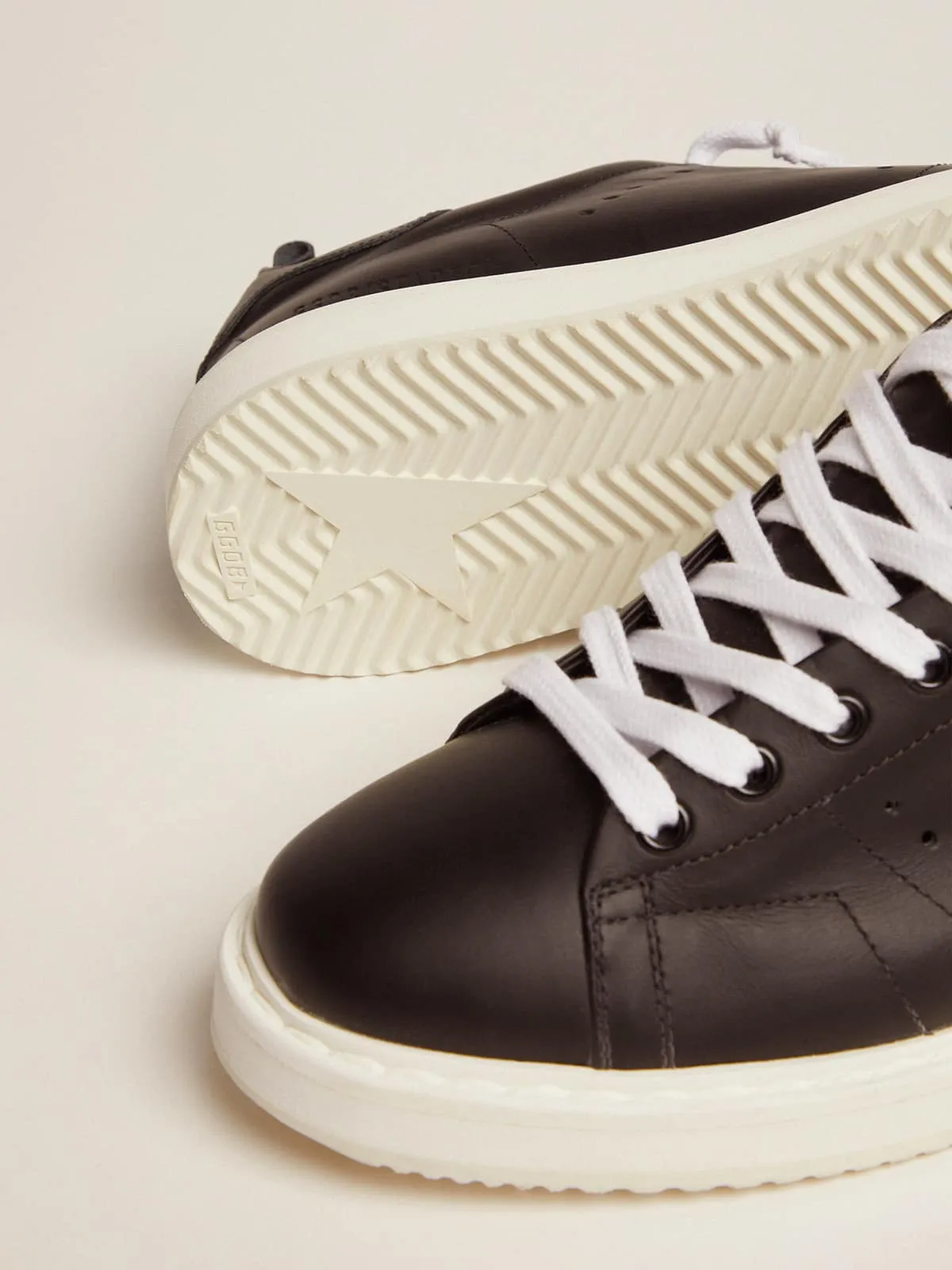 Sneakers Starter en cuir total black | Golden Goose