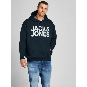 Sweat à capuche Regular Fit Manches longues Bleu Marine Dean Jack & Jones - Pull / Gilet / Sweatshirt Homme sur MenCorner