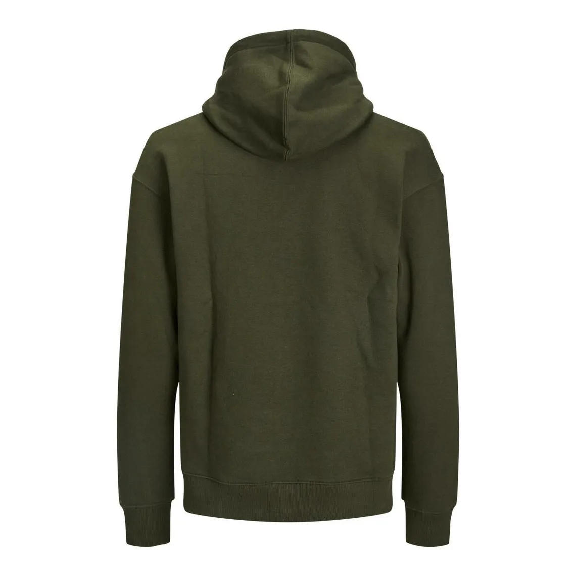 Sweat à capuche Relaxed Fit Manches longues Vert foncé en coton Oliver Jack & Jones - Pull / Gilet / Sweatshirt Ho