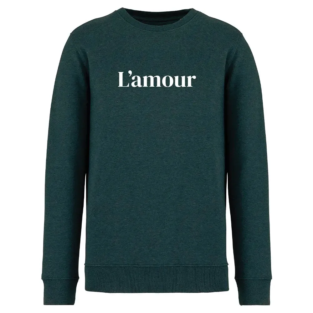 Sweat Col rond Recyclé - L'amour