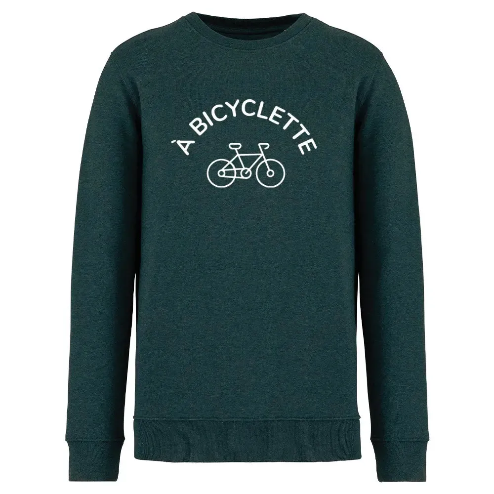 Sweat Col rond Recyclé - à Bicyclette