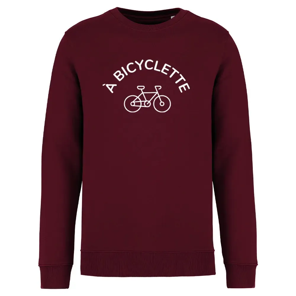 Sweat Col rond Recyclé - à Bicyclette