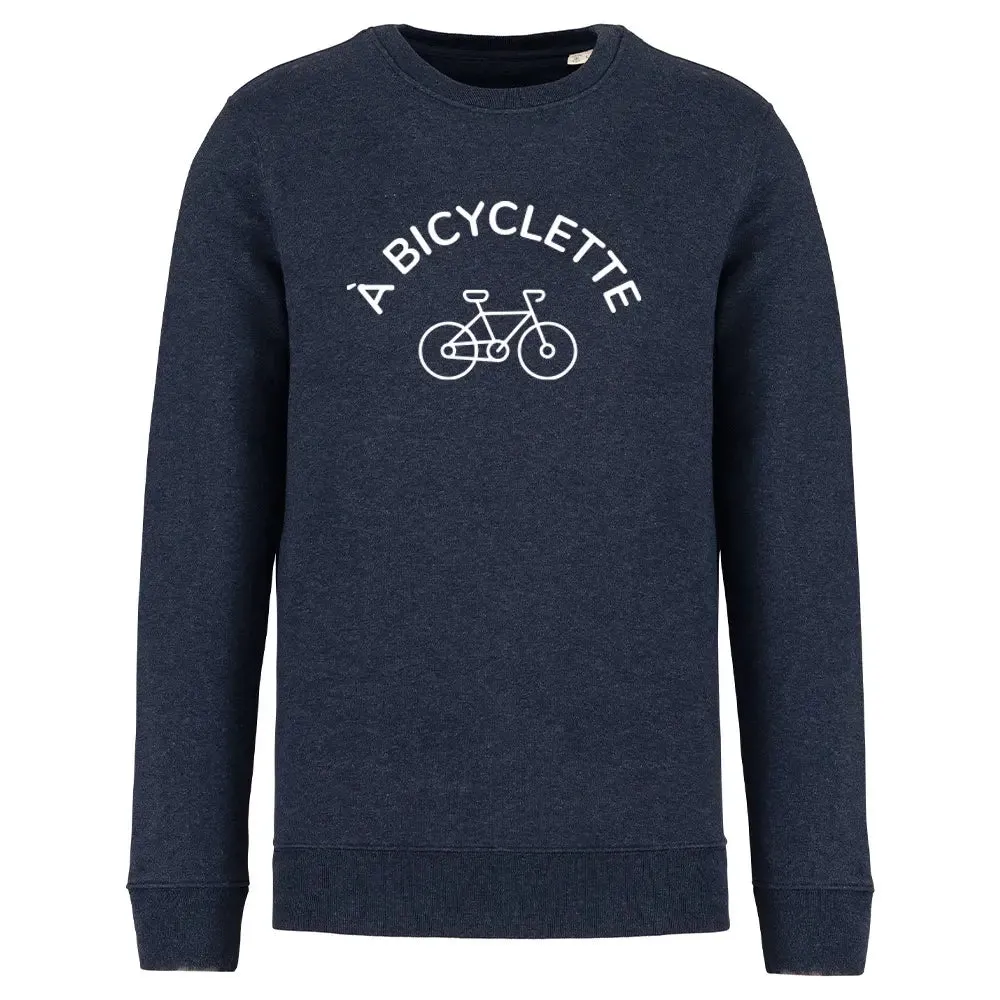 Sweat Col rond Recyclé - à Bicyclette